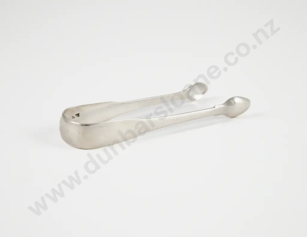 Pair Of Georgian S/S Fiddle Pattern Sugar Tongs Image 1++