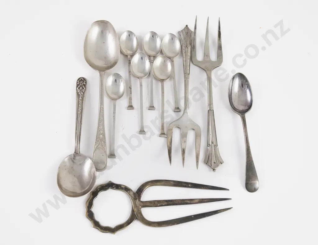 8 Various S/S Spoons Image 1++