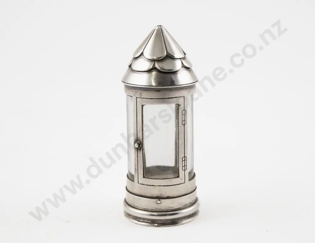 Novelty Lantern Form Scent Bottle Vinaigrette by Samspon Mordan & Co, London Image 1++