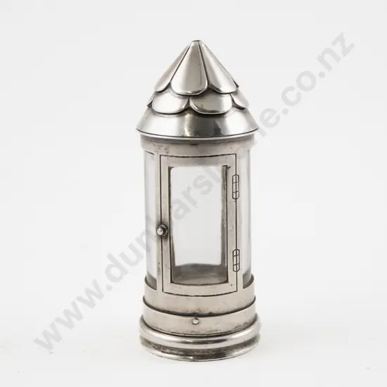 Novelty Lantern Form Scent Bottle Vinaigrette by Samspon Mordan & Co, London