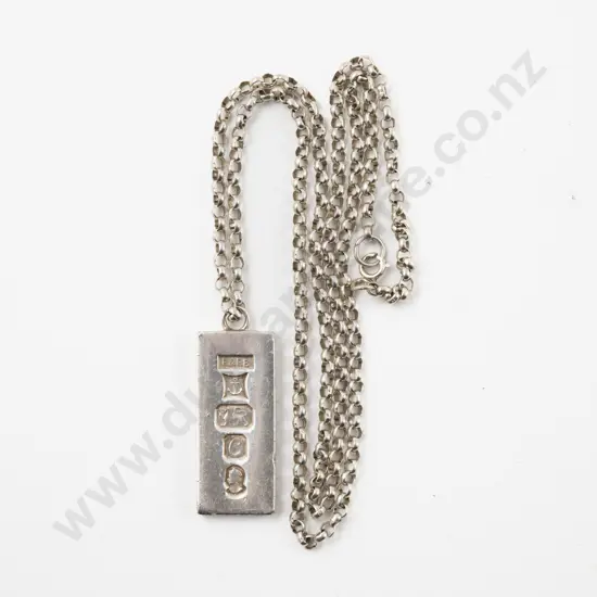 QEII S/S Ingot & Chain