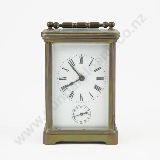 Brass Cased Carriage Clock (af)