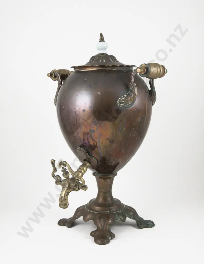 C19th Copper Samovar Image 1++