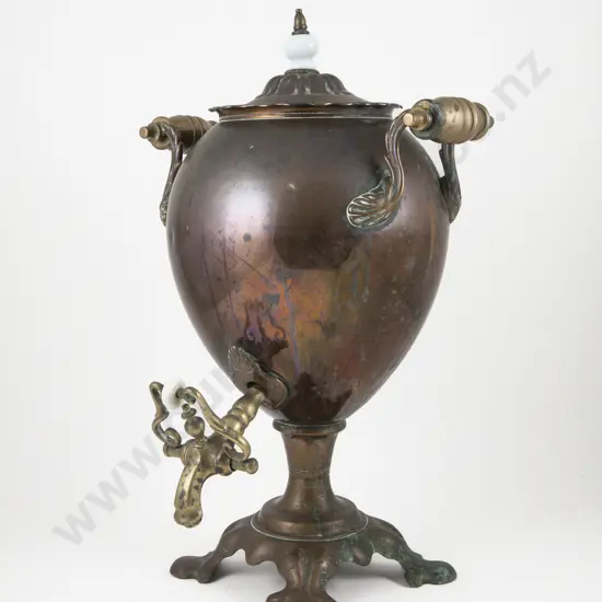 C19th Copper Samovar