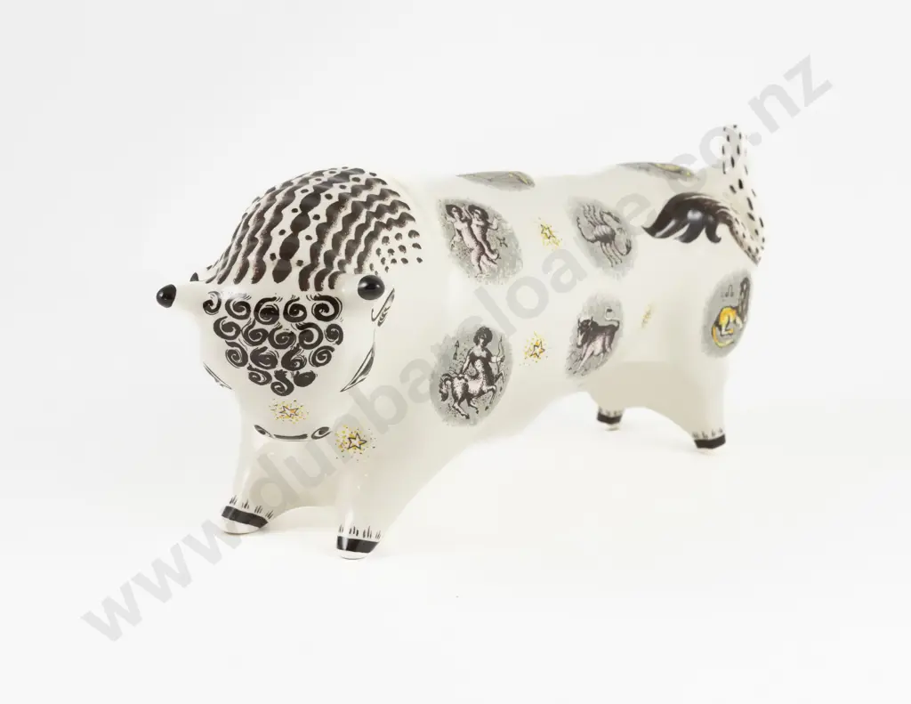 Wedgwood Zodiac Bull Designed by Arnold Machin Image 1++