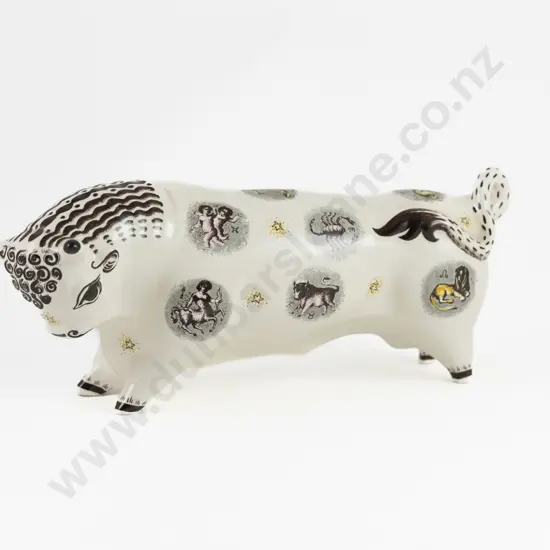 Wedgwood Zodiac Bull Designed by Arnold Machin