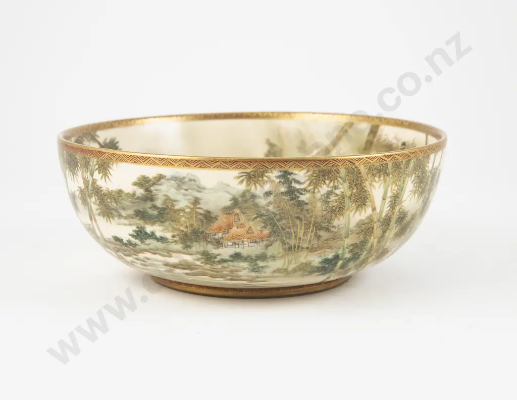 Fine Quality Japanese Meiji Period Satsuma Bowl Image 1++