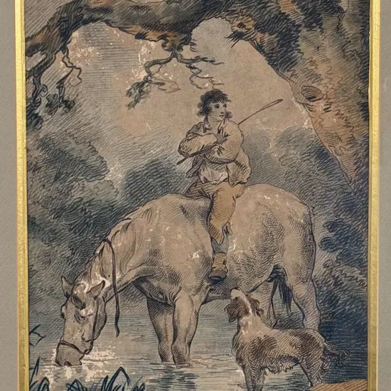 George Moreland (English 1763 - 1804) - Man on Horseback