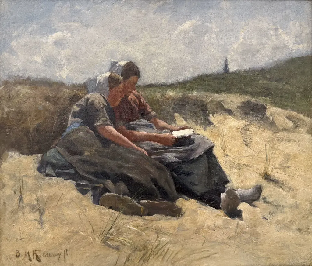 Bernard Koldeweij (Dutch 1859 - 1898) - Two Women Image 1++
