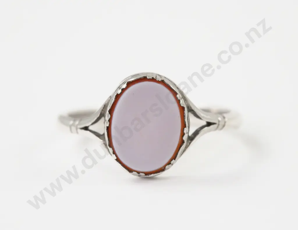 S/S Signet/Seal Style Ring Image 1++