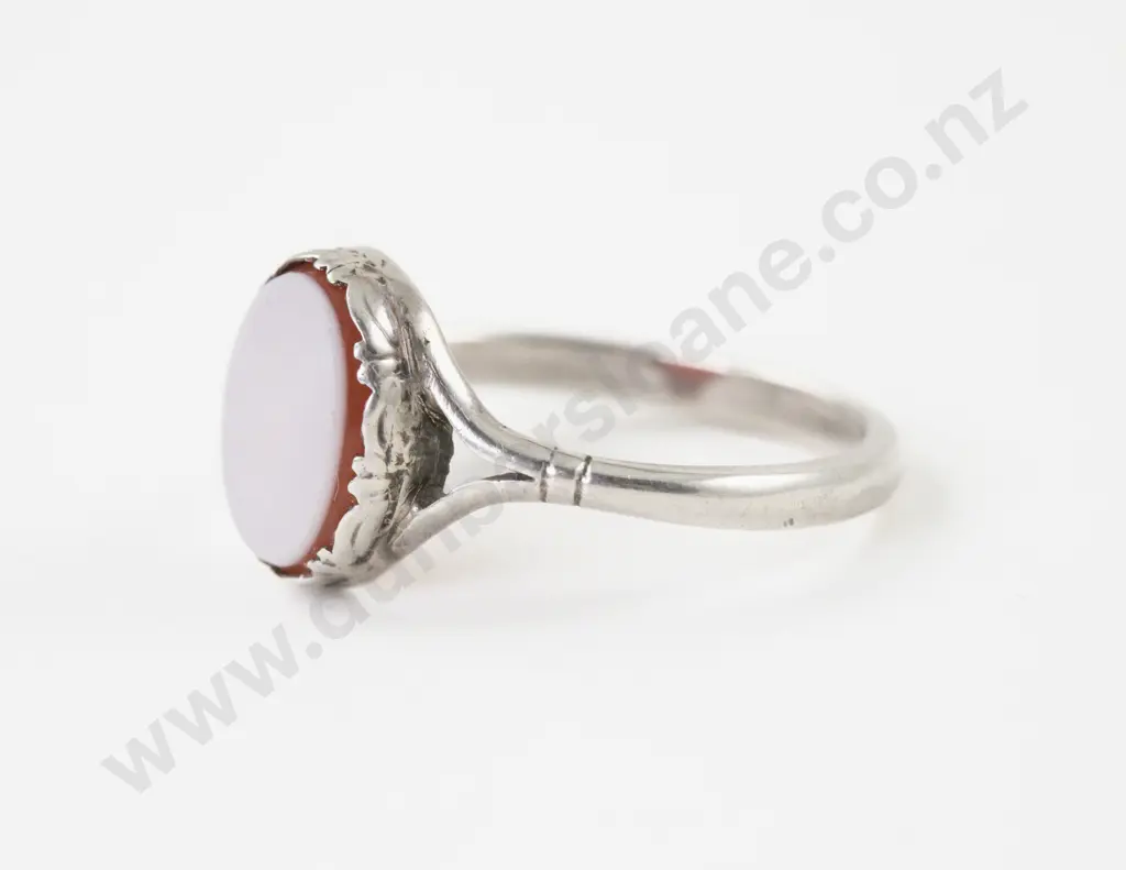 S/S Signet/Seal Style Ring Image 1++