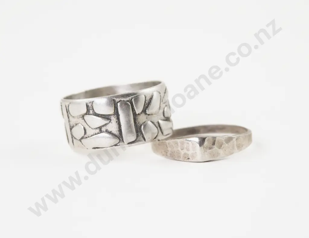 Two S/S Band Rings Image 1++