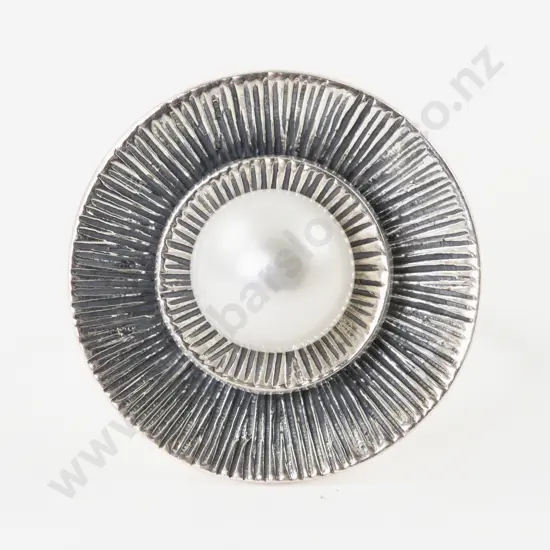 S/S Single Cultured Pearl Dress Ring