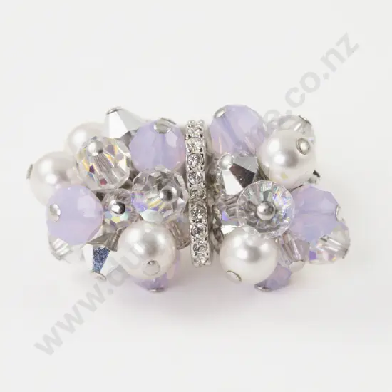 Swarovski Crystal Beaded Cluster Dress Ring