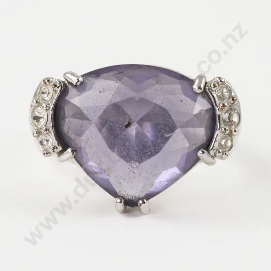 Swarovski Crystal Heart Shape Dress Ring
