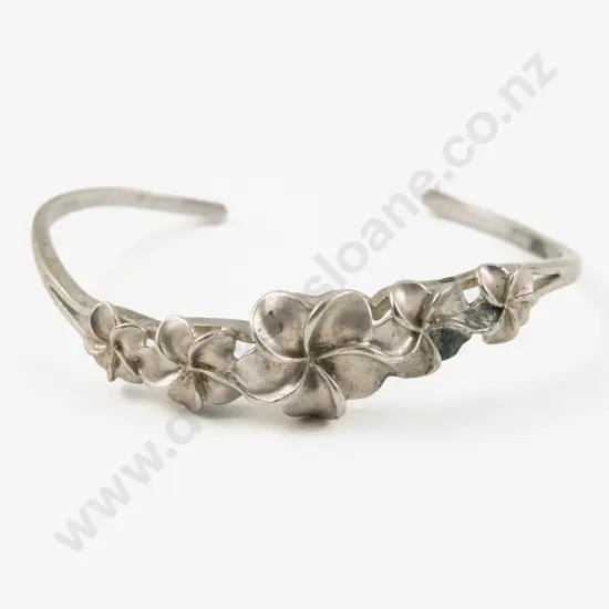 S/S Floral Cuff Bangle