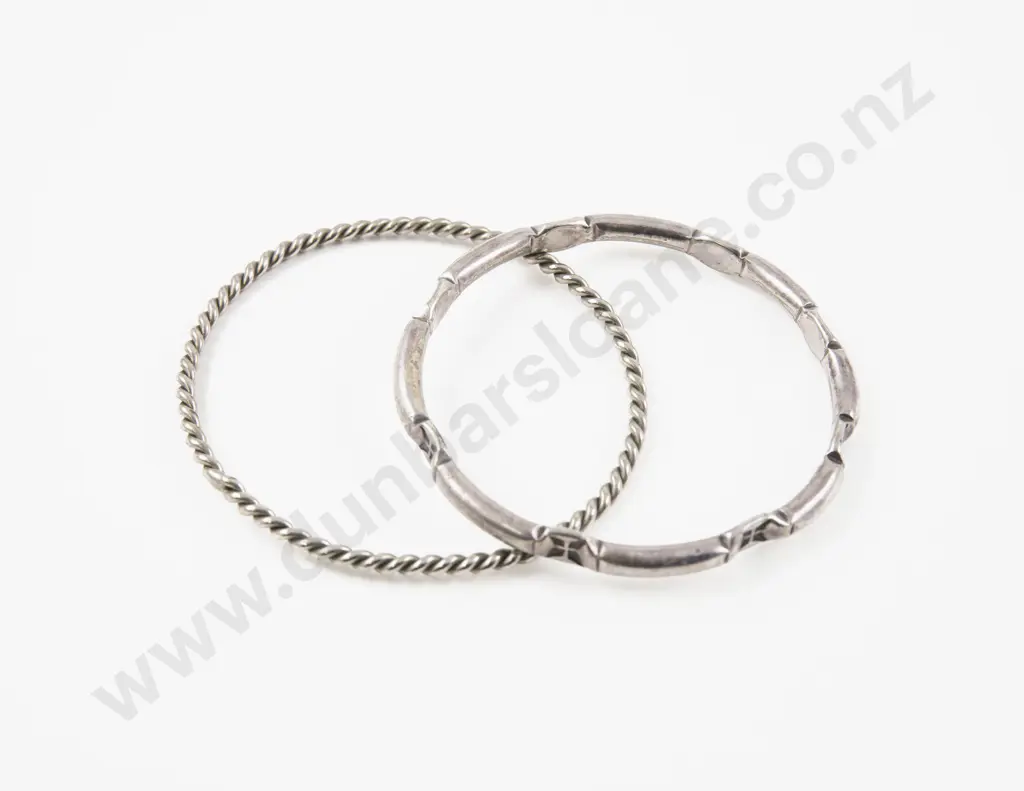 Two S/S Bangles Image 1++