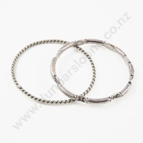Two S/S Bangles