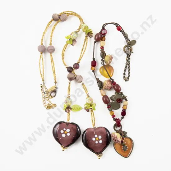 Ophelia Murano Glass Bead Necklace with Other