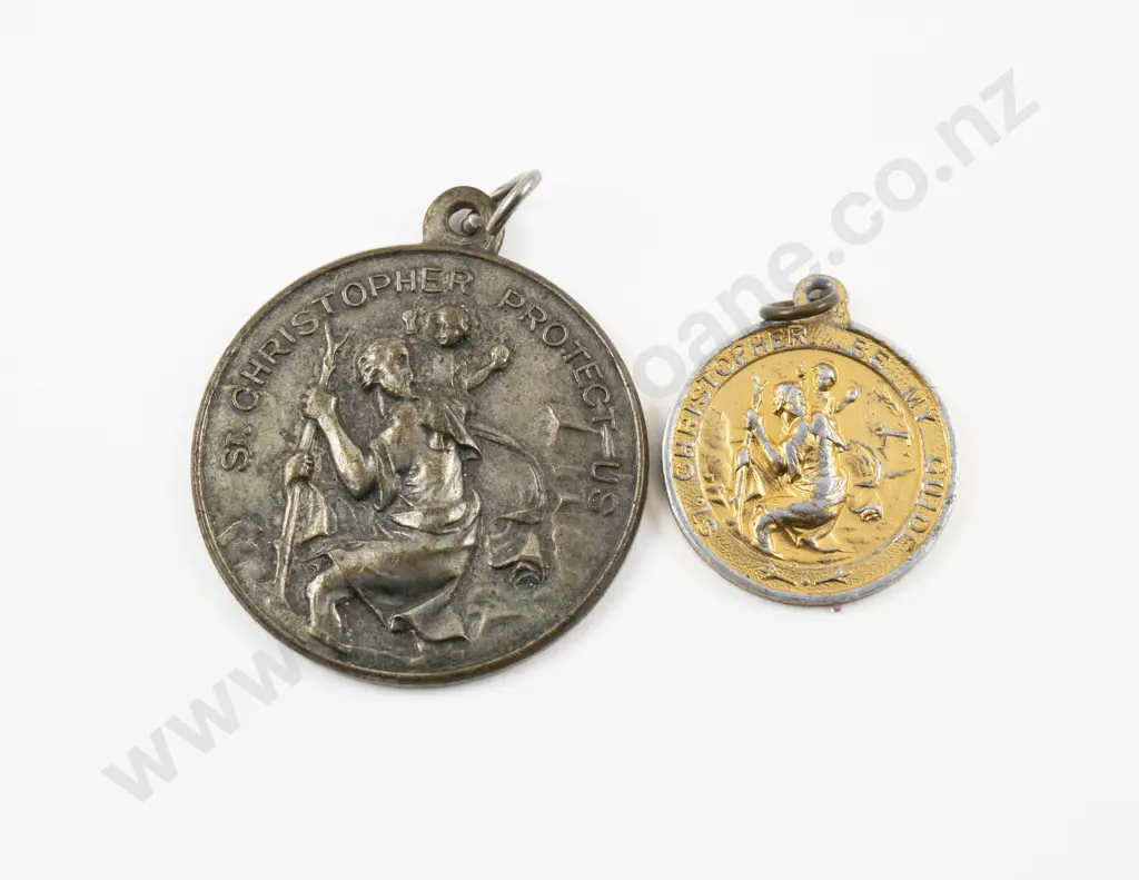 Two St Christopher Pendants Image 1++