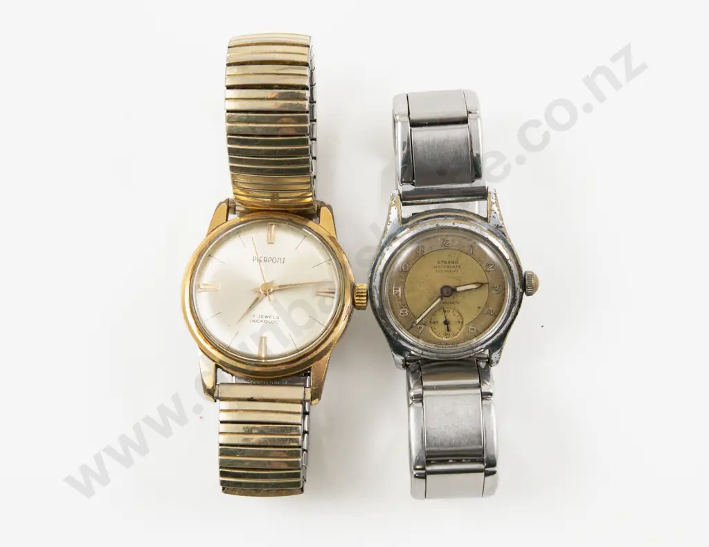 Two Vintage Gents Wrist Watches Image 1++