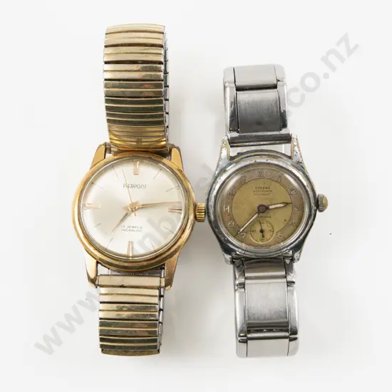 Two Vintage Gents Wrist Watches