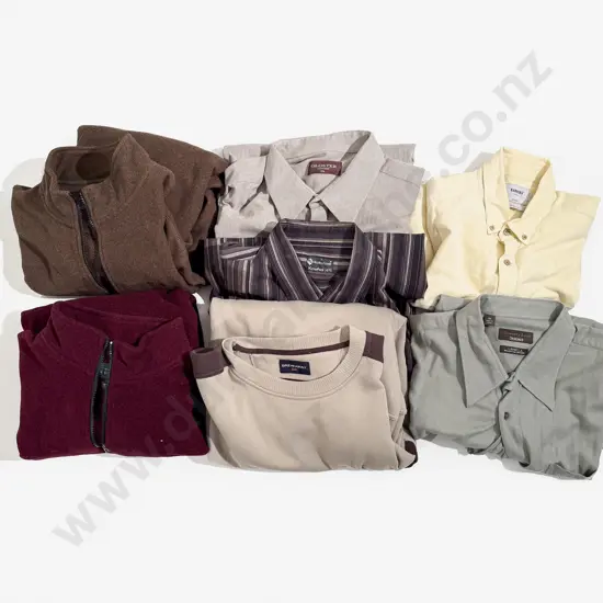 Two Rodd & Gunn Gents Jumpers with Four Shirts and Other