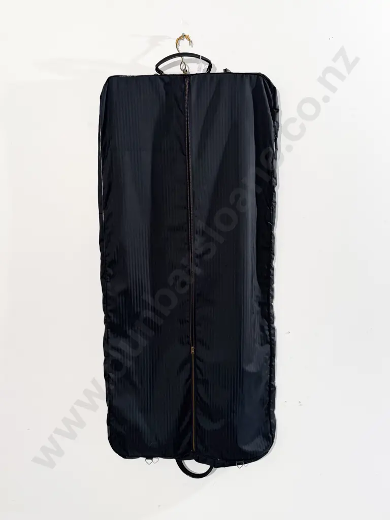 Trumpeter by Hart Schaffner & Marx Gents Grey Suit Jacket and Pants together with Suit Carry Bag Image 1++
