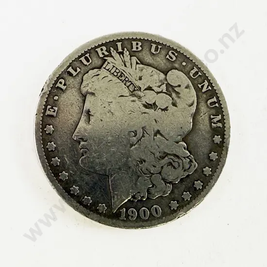 US 1900 Silver Dollar (worn)