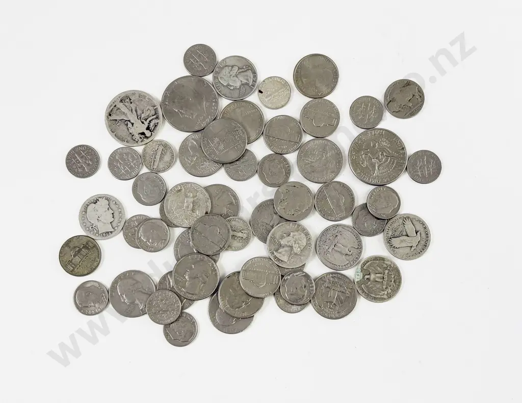 US Pocket Change Coinage with some pre - 1940 Image 1++