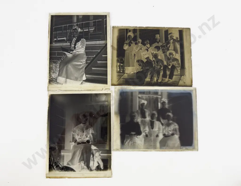 Collection C1906 Family Negative Glass Slides titles including Mahupuku - Martinborough (7 boxes) Image 1++
