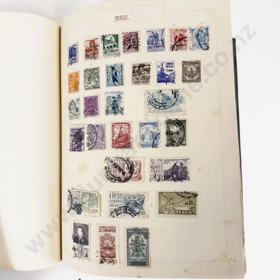 Two Vintage World Stamp Albums with NZ and Australia