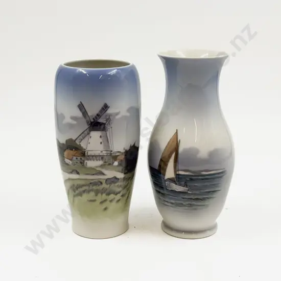 Two Royal Copenhagen Vases