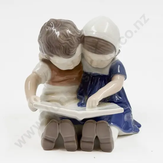 B & G Seated Group Figure