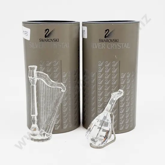 Two Boxed Swarovski Ornaments