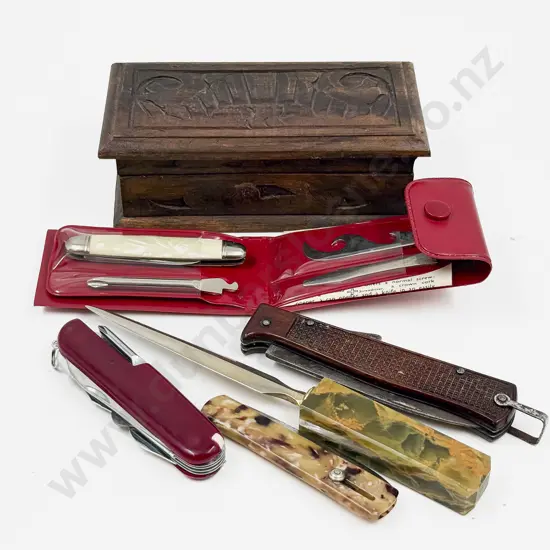 Small Qty of Assorted incl Pocket Knives Letter Opener etc