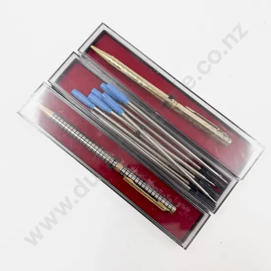 Two Boxed Ballpoint Pens with Qty of Refills