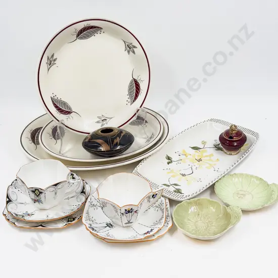 Small Qty of Assorted China incl Shelley Cups & Saucers