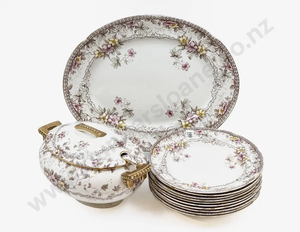 Qty of Conway Floral Decorated Dinner China Image 1++