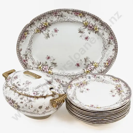 Qty of Conway Floral Decorated Dinner China