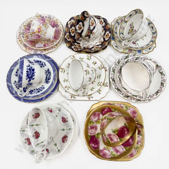 Qty of Assorted Fancy Tea China
