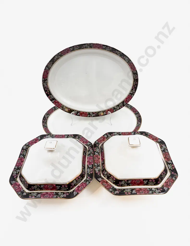 Small Qty of Floral Decorated Dinner China Image 1++