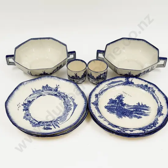 Small Qty of Assorted RD "Norfolk" Pattern China