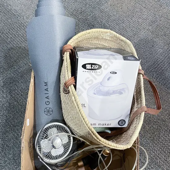 Gaiam Yoga Mat with Ice Cream Maker and Assorted