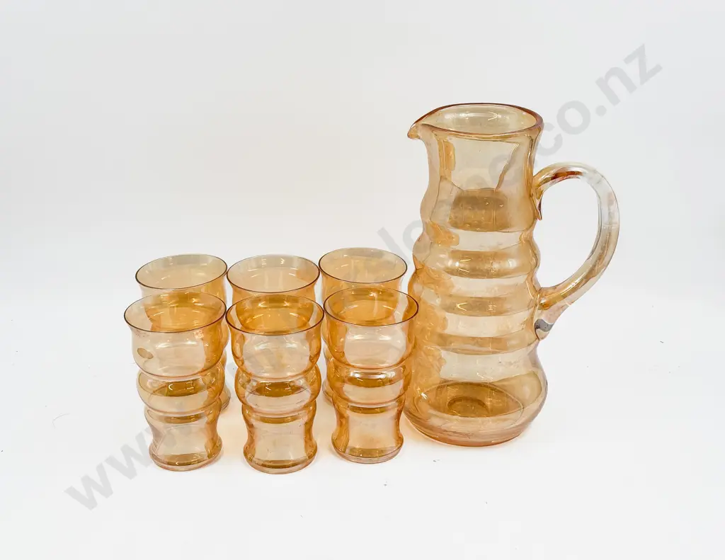 Lustre Glass Lemonade Set Image 1++