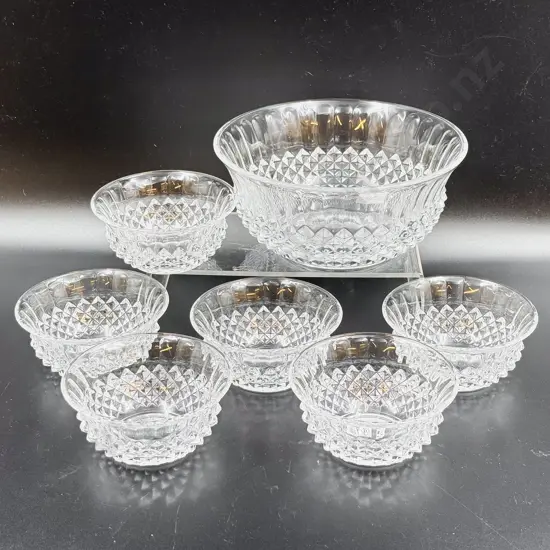 Crystal Dessert Set