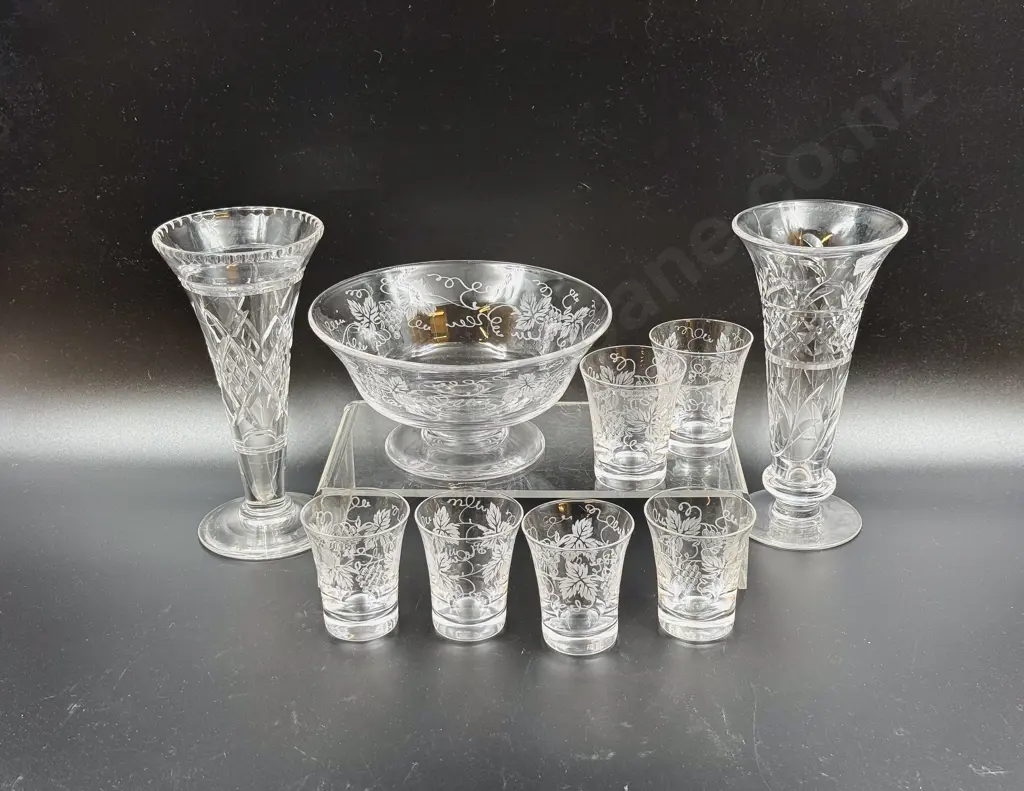 Qty of Assorted Stuart Crystal Image 1++