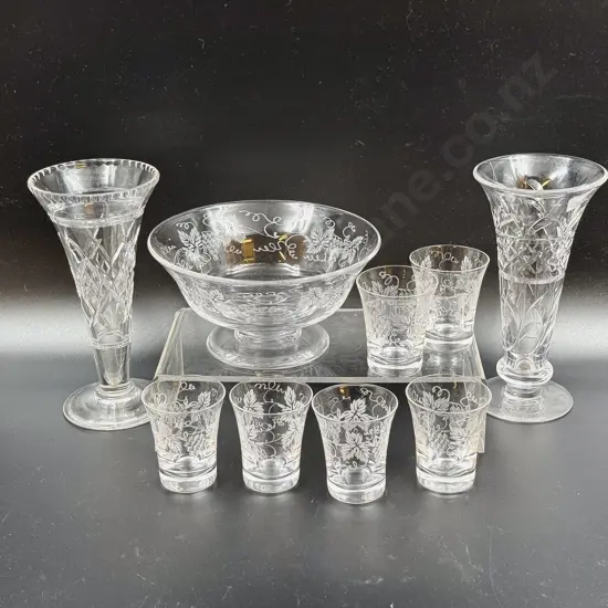 Qty of Assorted Stuart Crystal