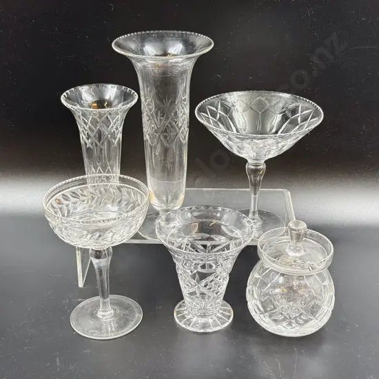 Qty of Assorted Webb Corbett Crystal