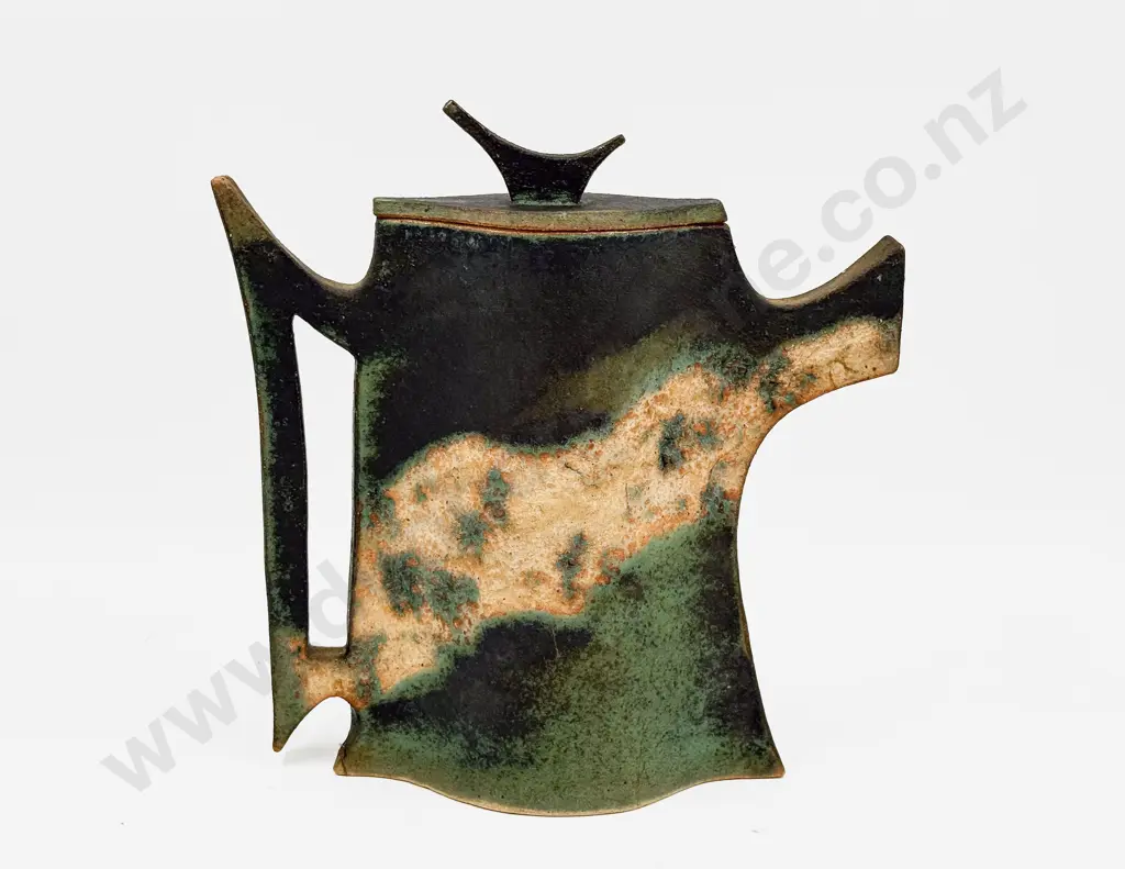 Stylized Pottery Teapot Form Image 1++